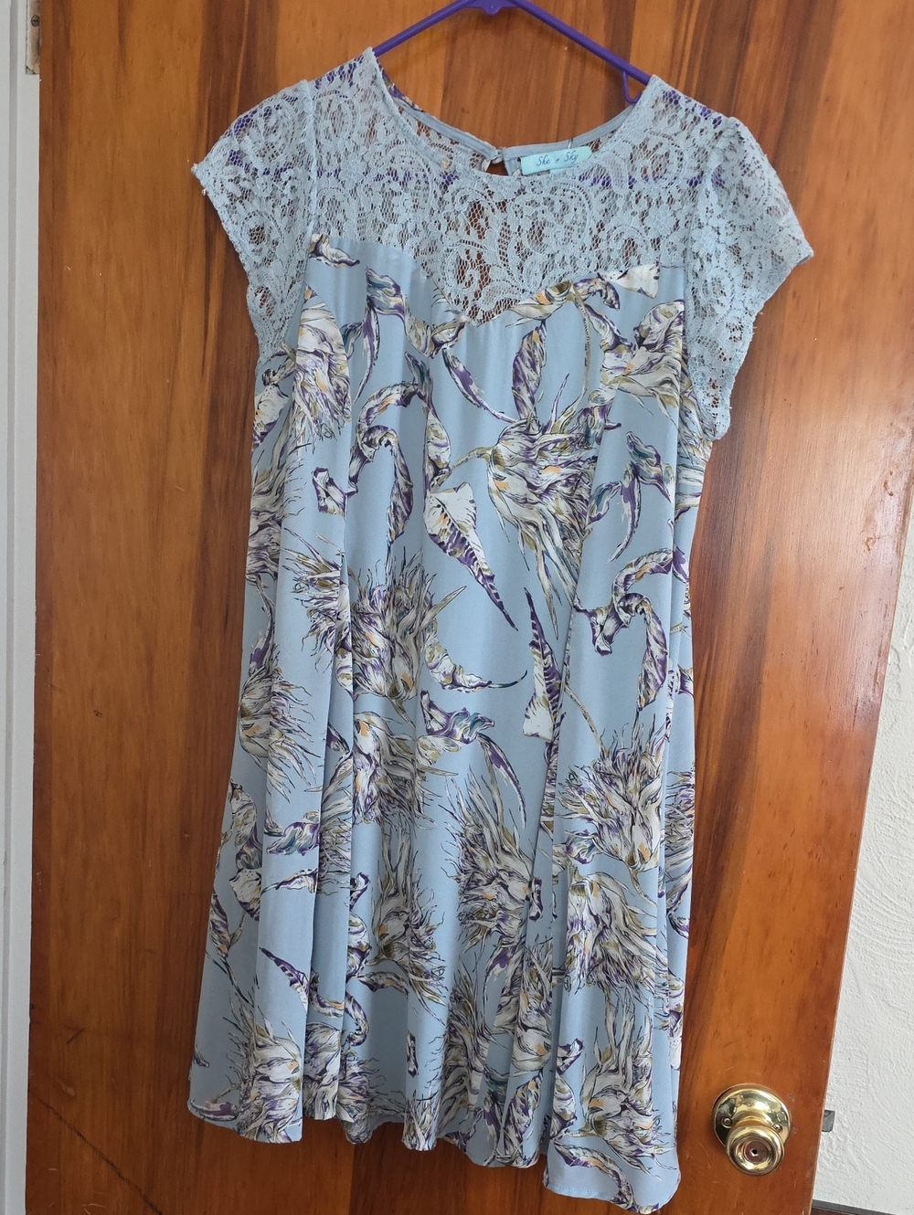 She + Sky Summer Dress
